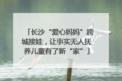 长沙“爱心妈妈”跨城接娃，让事实无人抚养儿童有了新“家”